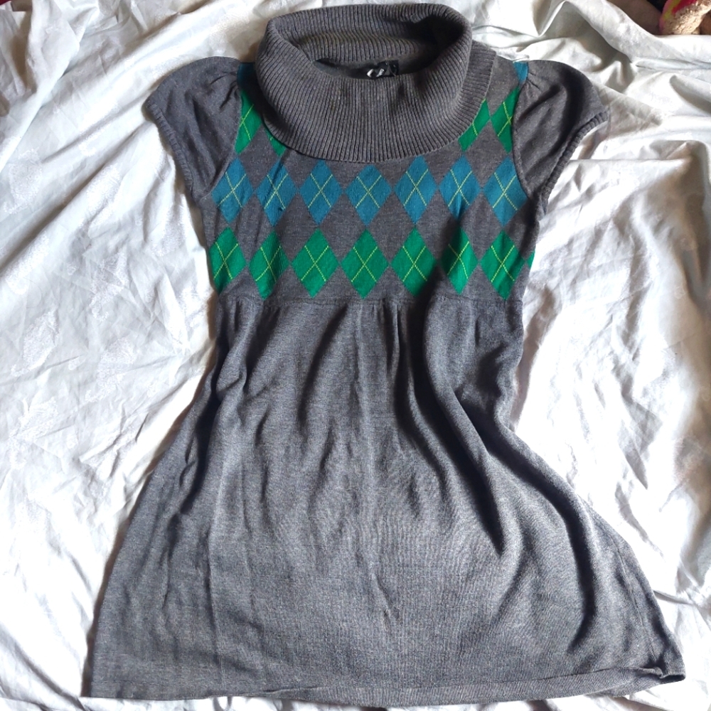 Y2k Turtleneck Mini Dress
